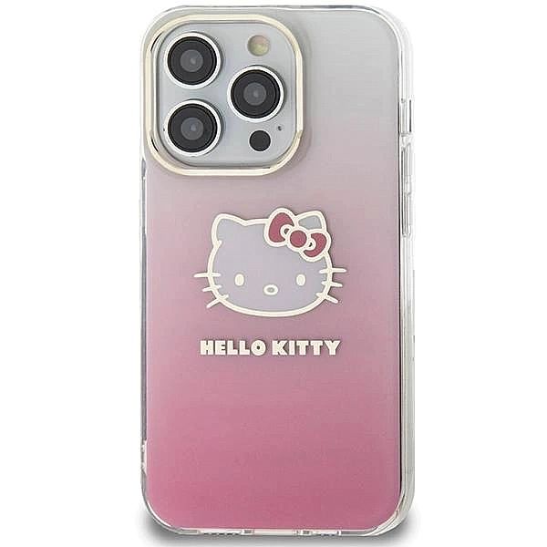 Etui Hello Kitty IML Gradient Electrop Kitty Head na iPhone 15 Pro - r