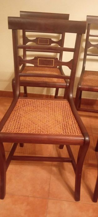 Conjunto de 6 cadeiras estilo inglês