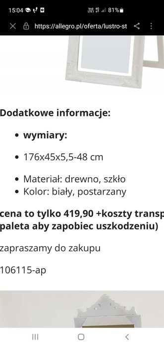 Super Lustro Retro Zdobienia