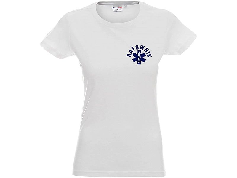 Koszulka damska RATOWNIK biała (S)