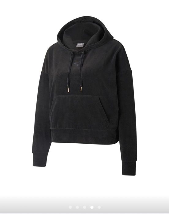 Костюм puma her velour wide women's pants