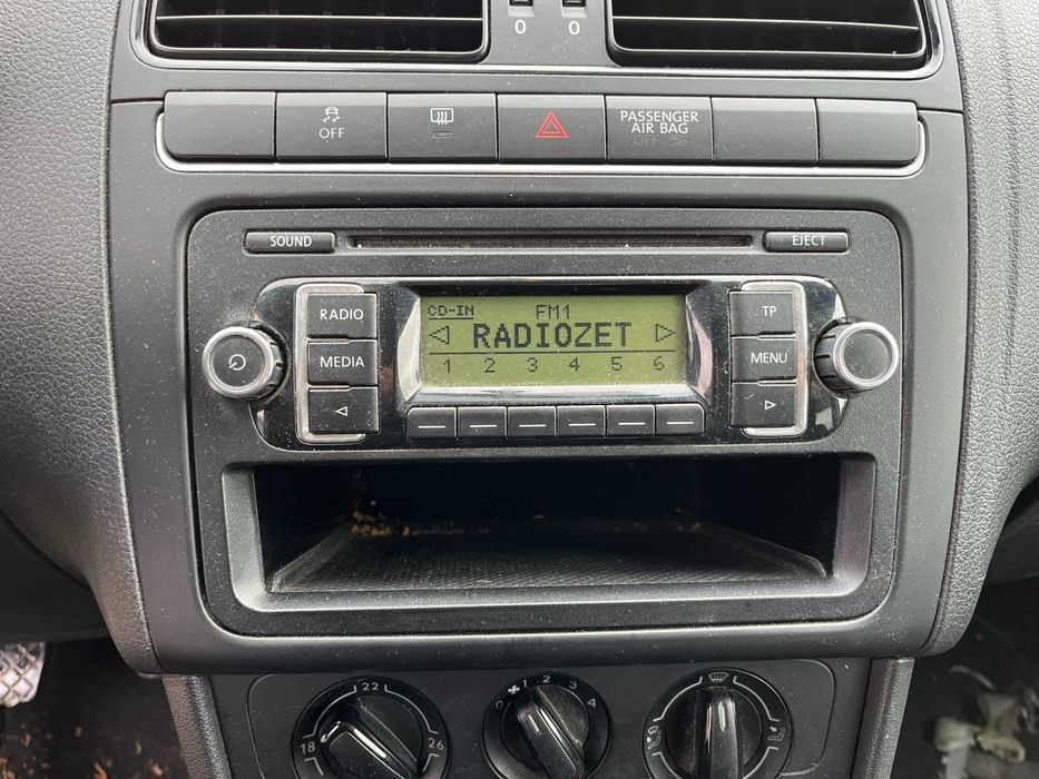 radio oryginalne vw polo v 5 6r0 6r 2009 -2013 rcd 210