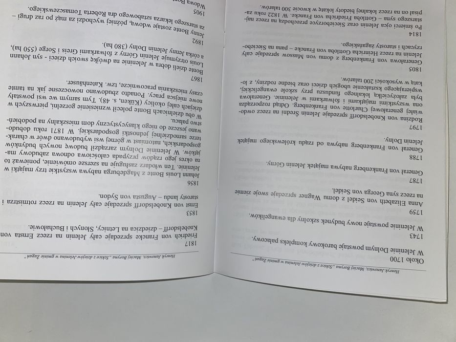 Szkice z dziejów Jelenina w gminie Żagań autograf autora