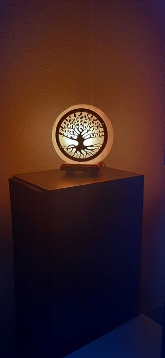 Candeeiro de sal arvore da vida