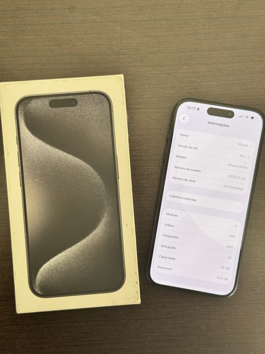 iPhone 15 Pro 128Gb c/ Caixa