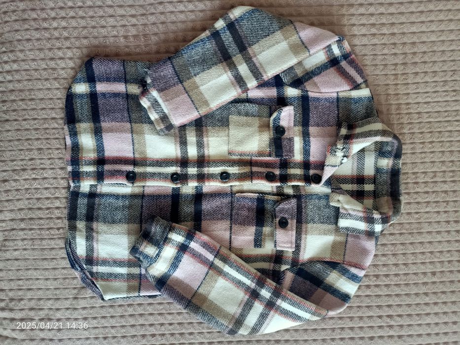 Тепла рубашка для дівчинки