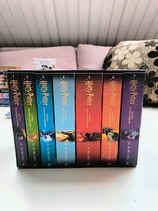 #478 Harry Potter zestaw książek w pudelku box po angielsku