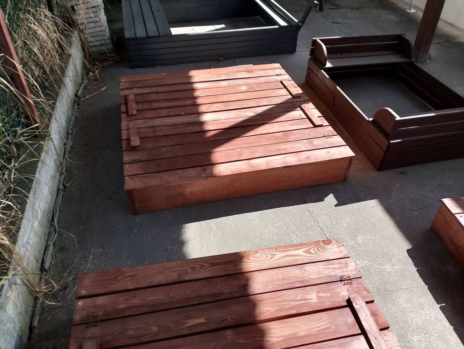 Piaskownica drewniana