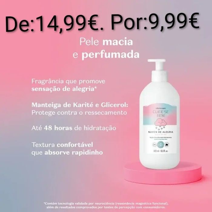 Produtos para pronta entrega e em promoção O Boticário
