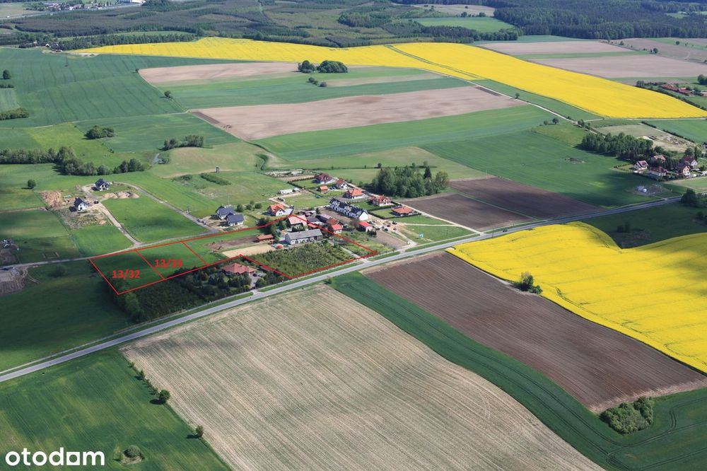 dwie działki z warunkami zabudowy szeregowej