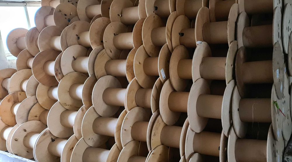 SZPULE sklejkowe po kablach bębny na kable rolki SZPULA DUŻE ILOŚCI