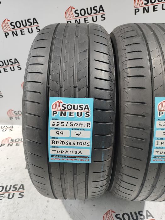 2 pneus semi novos 225/50R18 Bridgestone - Oferta dos Portes