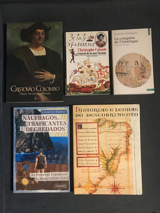 C. Colombo/ Conquista da América/ Náufragos, Traficantes/ Brasil