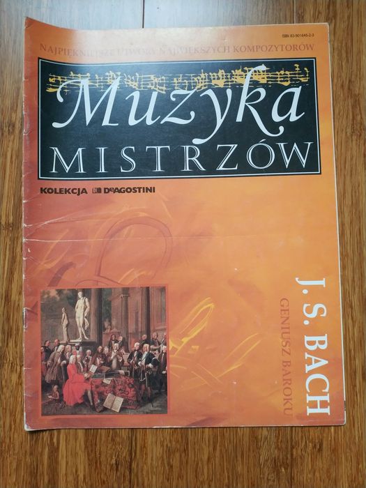 Muzyka mistrzów kolekcja deAgostini J. S. Bach zeszyt, gazetka