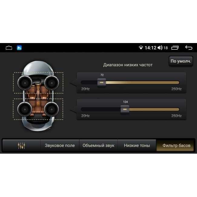 Штатна магнітола 4/64GB Mitsubishi, Citroen, Peugeot QLED, CarPlay
