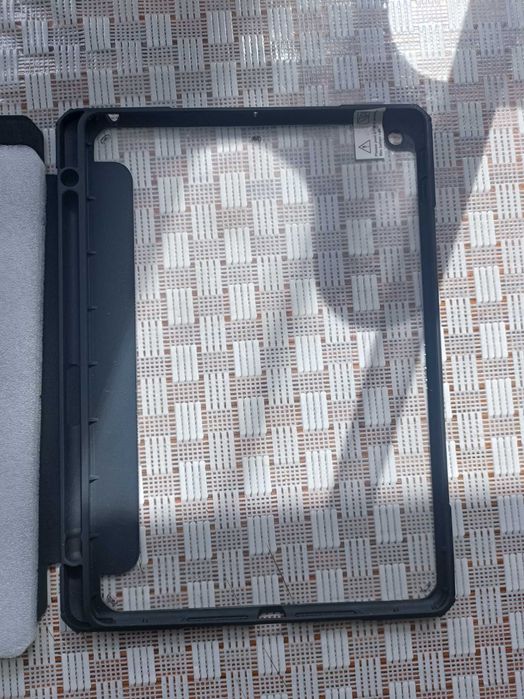 Чохол-книжка Transparent Acrylic для iPad 10.2 - чорний прозорий