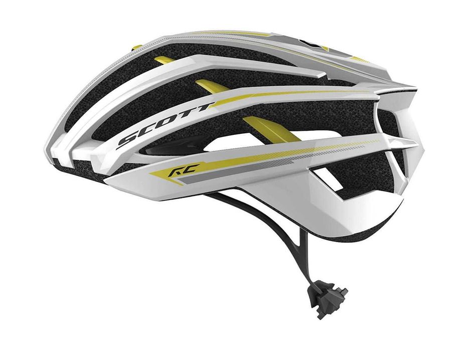 SCOTT Vanish Evo RC White/Yellow – Tamanho M – Como Novo