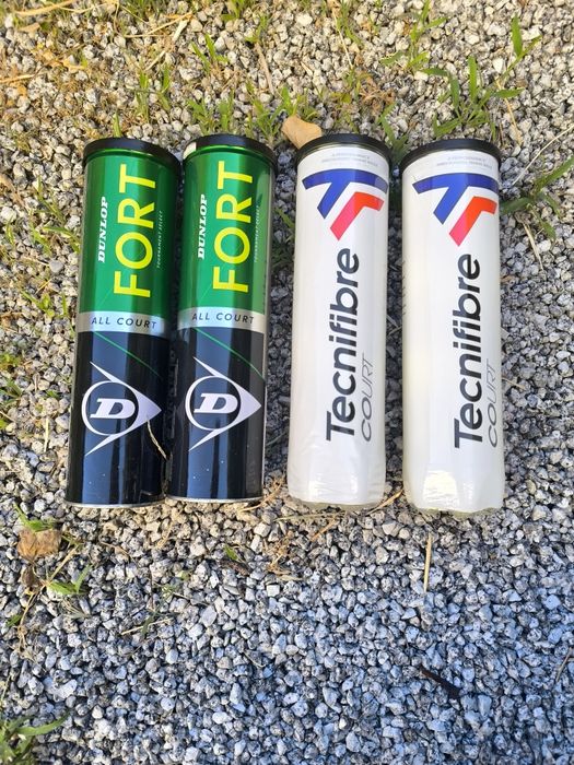 2 Raquetes Wilson + Babolat + 4 Tubos de Bolas (Bom Estado)