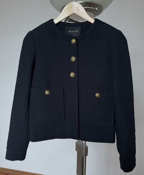 Елегантний твідовий жакет Massimo Dutti