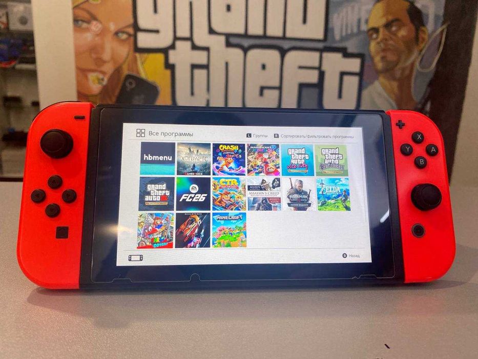Консоль Nintendo Switch FAT 256GB БУ + 11 Ігор