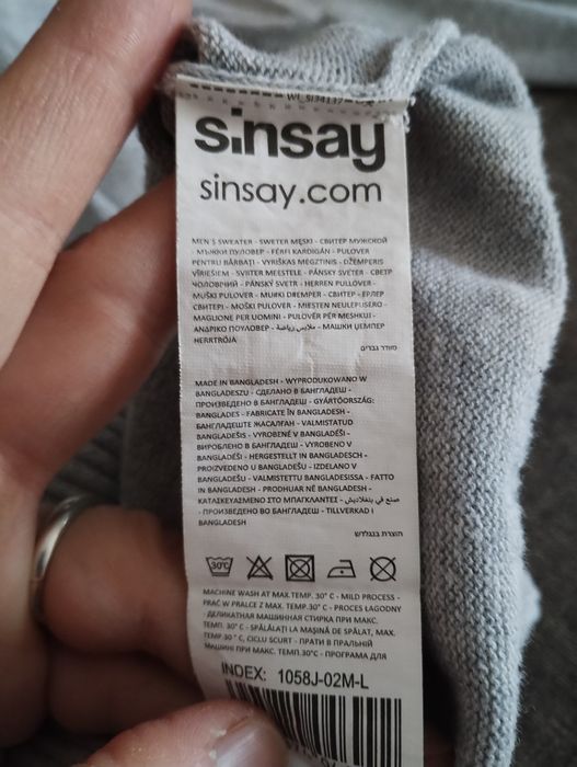 Sweter męski Sinsay