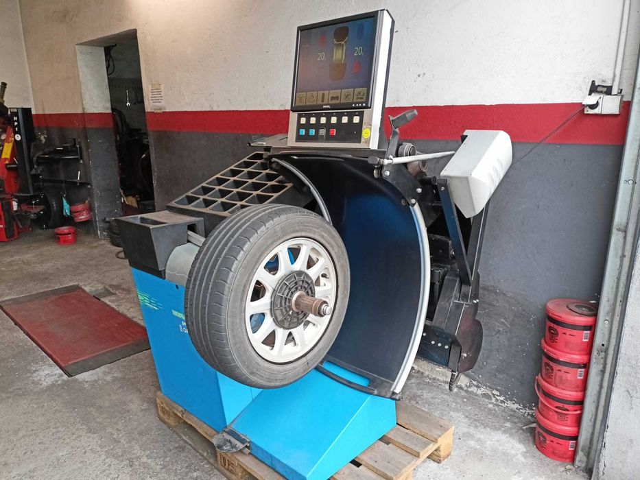 Wyważarka Hofmann Geodyna Optima test drogowy laser