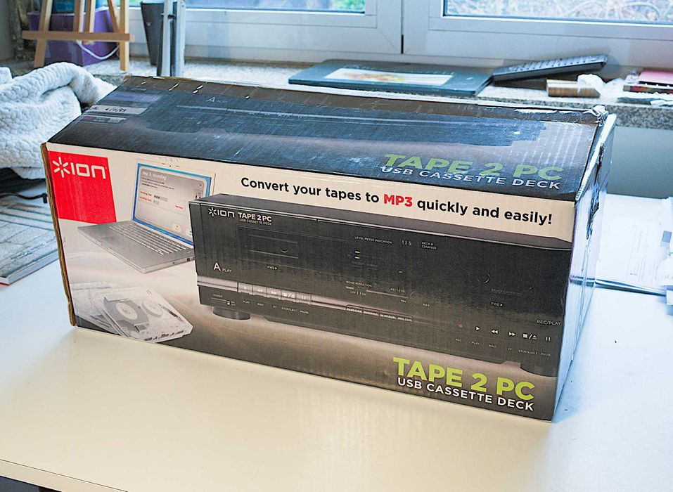 Deck duplo cassette ION Tape 2 PC