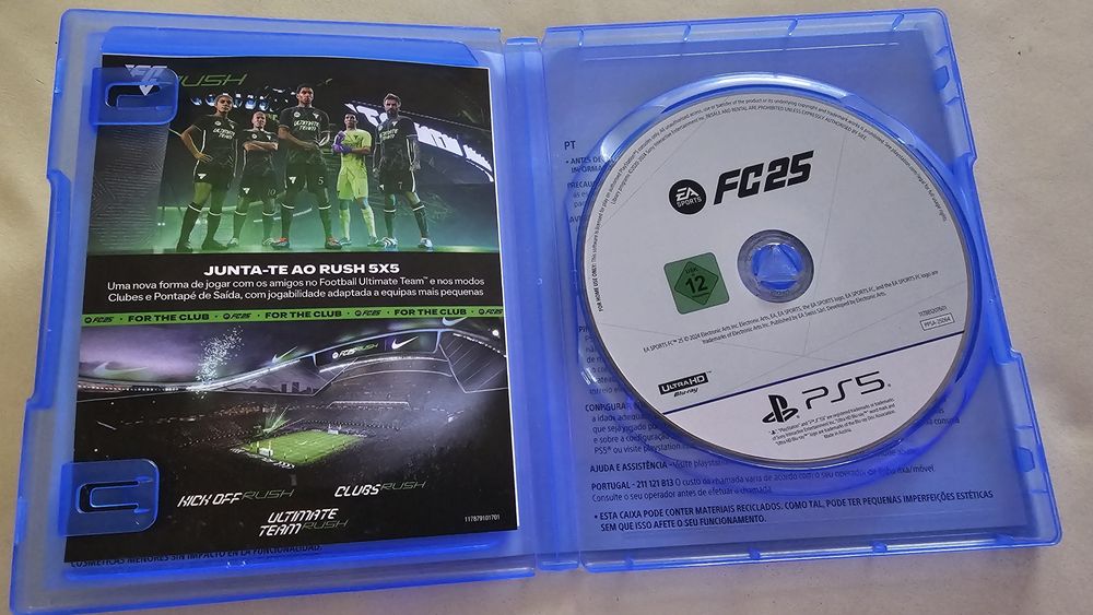 FC25 PS5 como novo