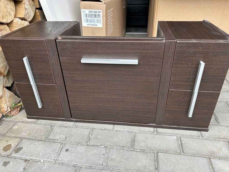 szafka łazienkowa  pod umywalkę kolor wenge 90cm x35 cm używana