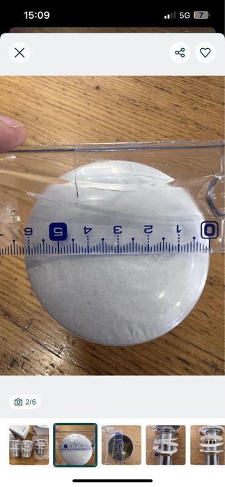 Conjunto 3 Válvula clic clac lavatório / bidé - NOVO