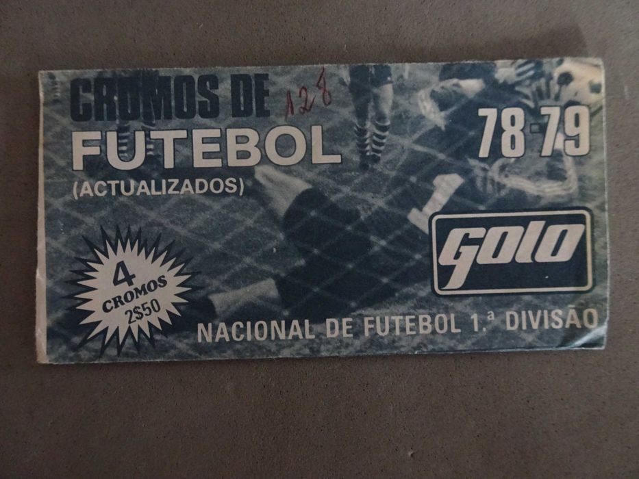 Carteira de cromos fechada de futebol Golo 78-79