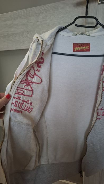 Bluza rozpinana Save Forests siwa