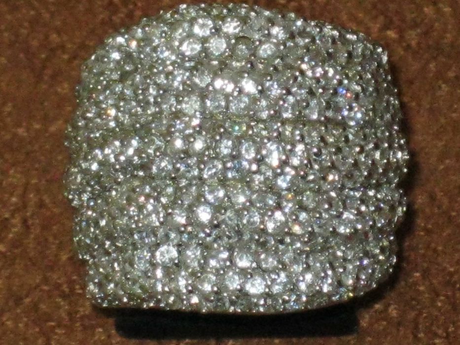 Anel Prata Maciça de Lei 925`/.. C/Contraste