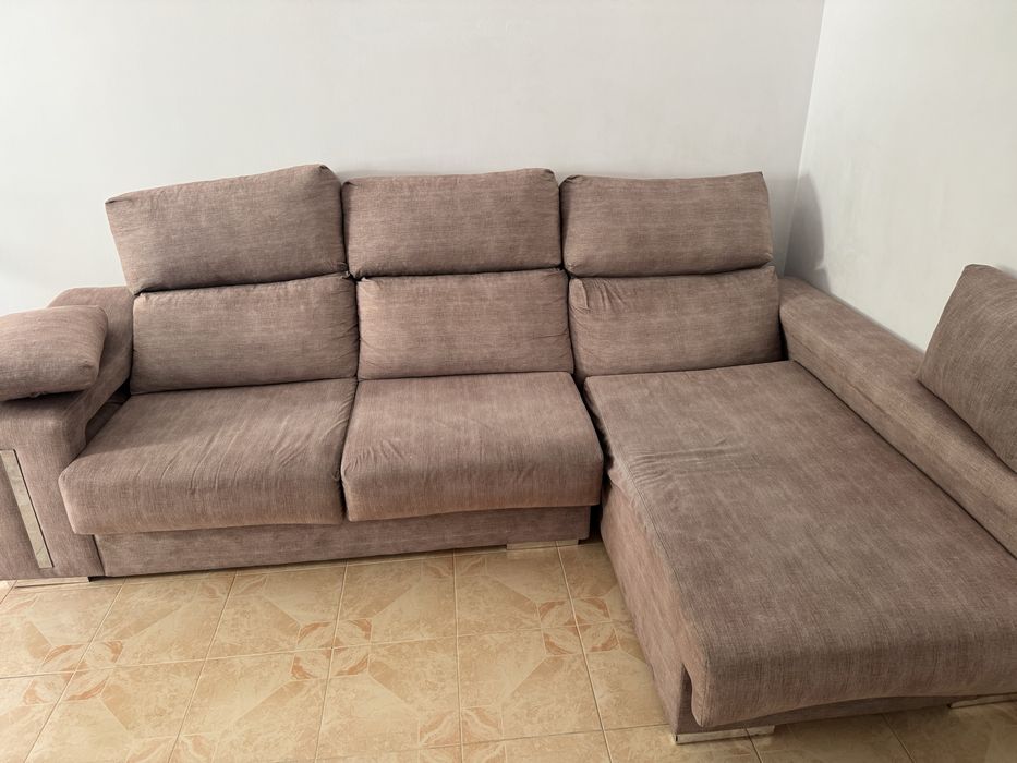 Sofa com Chaise Longe