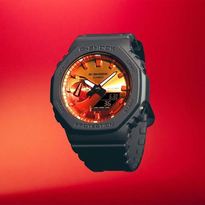Годинник Casio G-Shock GA-2100FL-8A Новий Оригінал