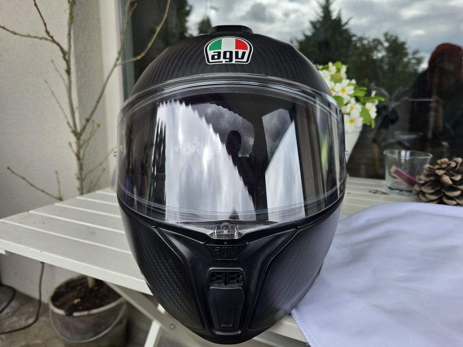 Kask AGV SPORTMODULAR CARBON szczękowy Otwierany kask rozmiar S tanio