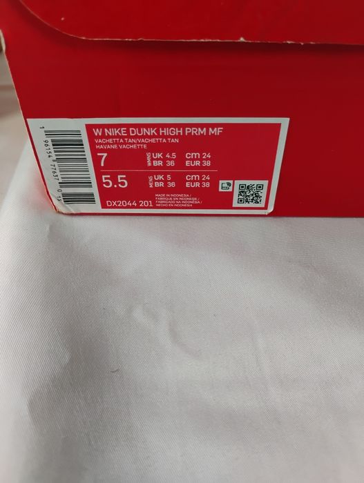 Buty Nike Dunk High PRM MF damskie r. 38