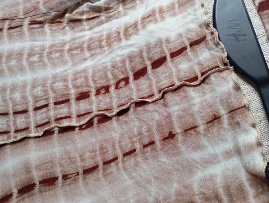 SHEIN M efektowny dzianinowy komplet top szerokie spodnie dzwony flare