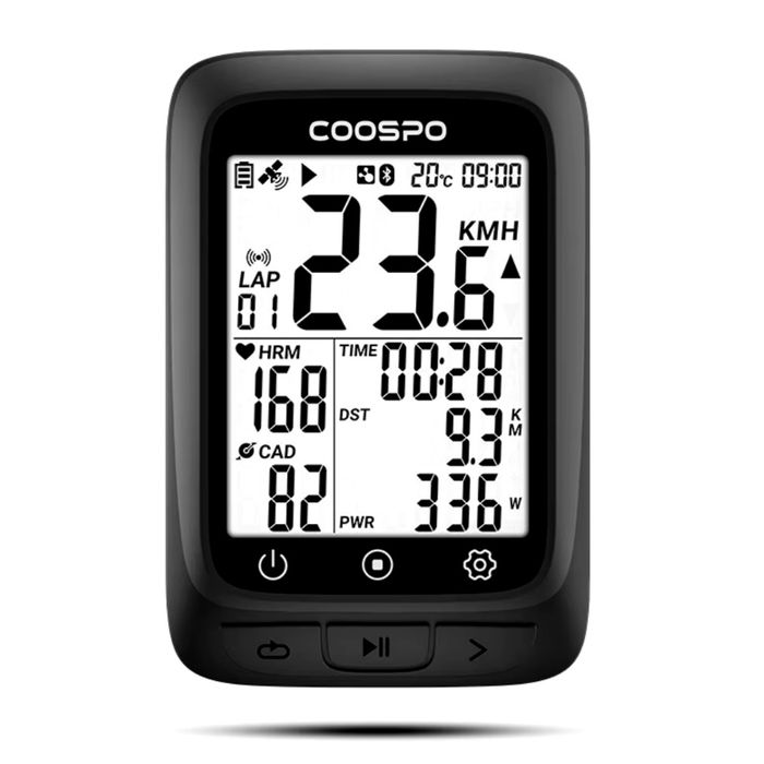Велокомпьютер CooSpo ВС26; датчики пульса H9Z, H808s; каденс, скорость