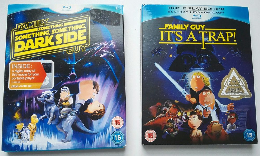 Zestaw 2 filmów "Family Guy" star wars Blu-Ray UK bez PL