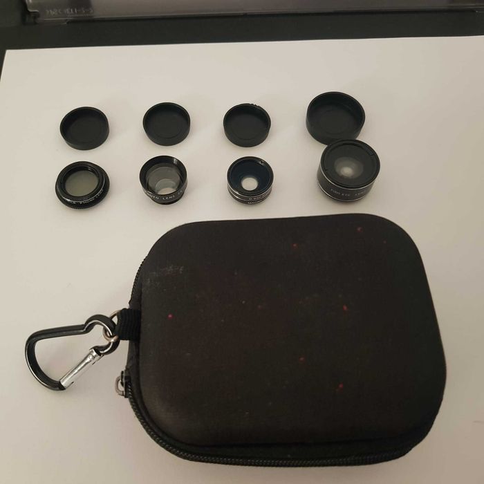 Kit novo de 5 Lentes compátivel para qualquer Smartphone