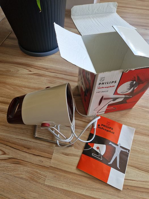 Philips Infraphil HP 3603  lampa lecznicza jak nowa  unikat prl