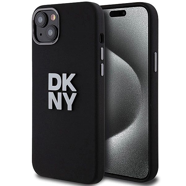 Etui DKNY Liquid Silicone Metal Logo na iPhone 15 Plus / 14 Plus - cza