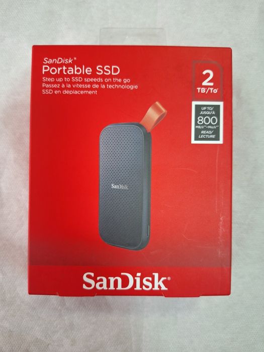 SSD диск SanDisk Portable 2TB USB 3.2 Type-C (SDSSDE30-2T00-G26)