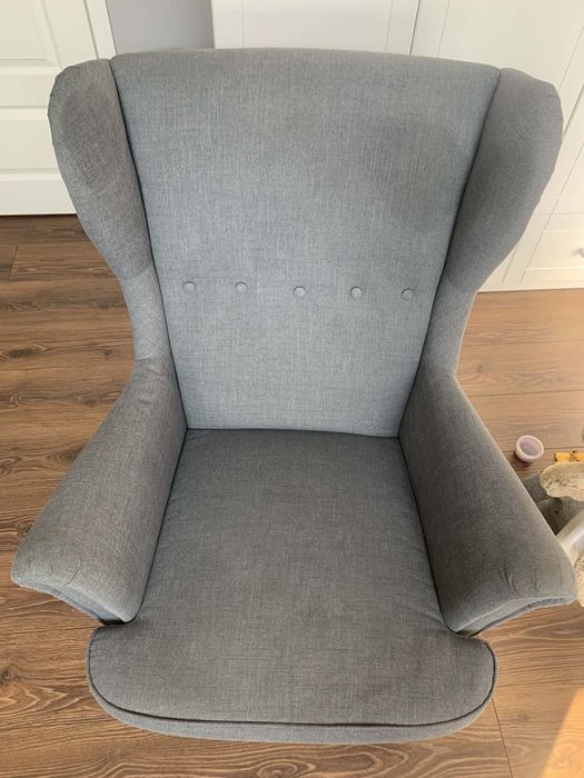 Fotel „uszak” z ikea