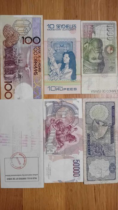 Sprzedam banknoty z różne