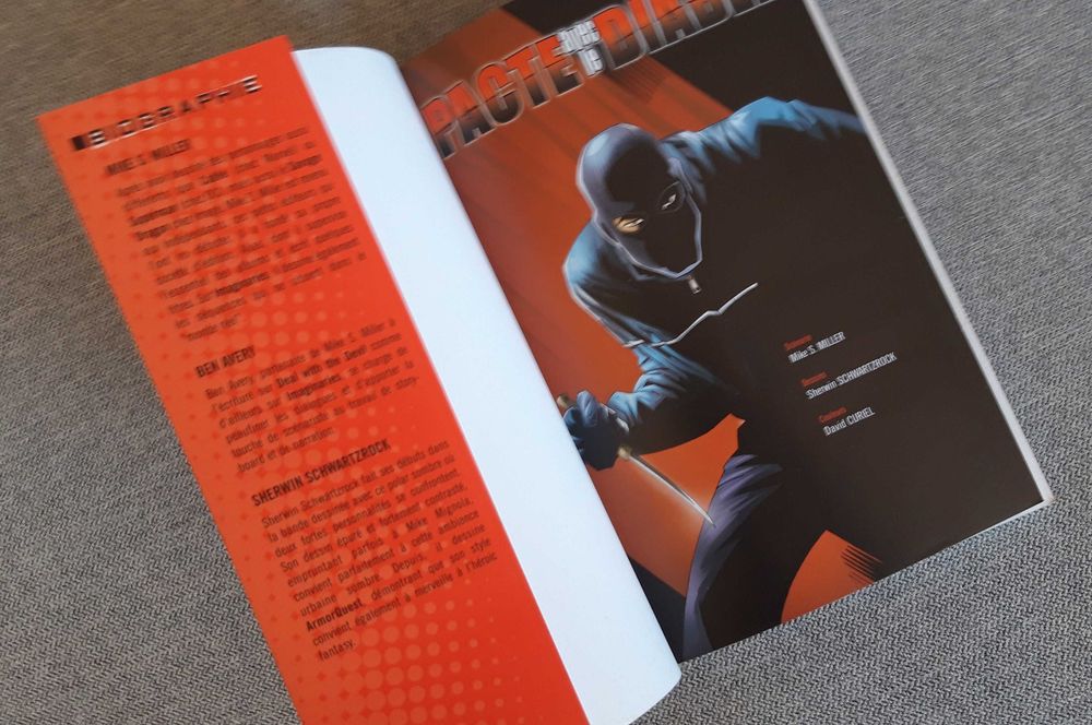 BD em francês "Pacte avec le diable"