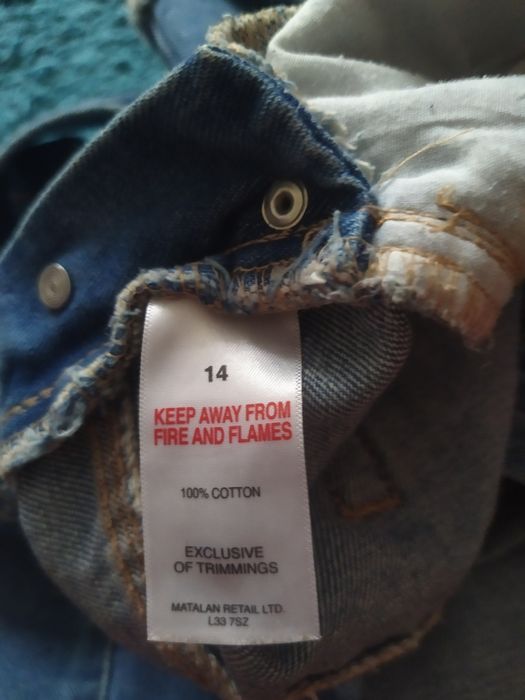 Джинсовий комбінезон ромпер Denim 14 р. М/L