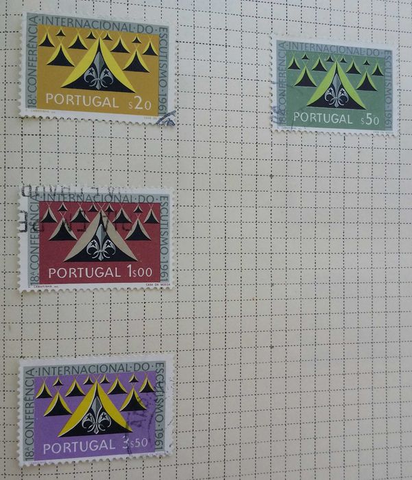 Filatelia selos Portugal ano 1962