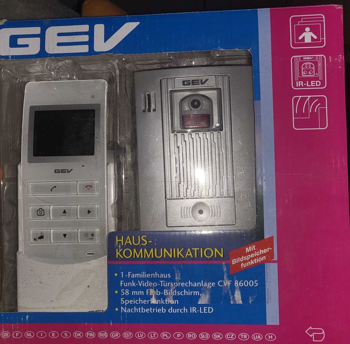 Wideodomofon Gev bezprzewodowy